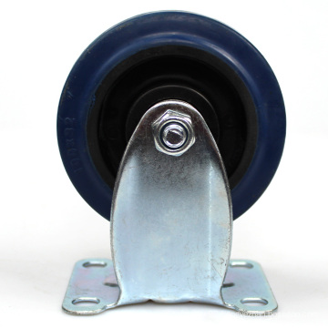 4 inch medium plate rigid elastic casters